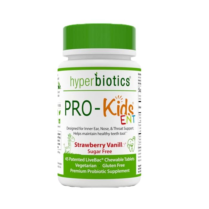 Buy Hyperbiotics Chewable Probiotics for Kids ENT Ears, Nose, Throat