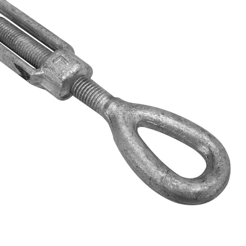 2 Piezas Tensor Marino 5/16" x 4-1/2" Ojo-Ojo Acero Inoxidable T316 Galvanizado Forjado en Caliente Capacidad 800 Lbs miniatura 7