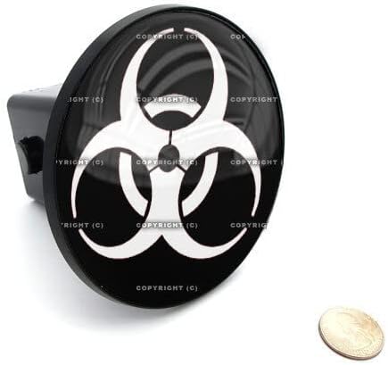 2" Tow Hitch Receiver Plug Cover Insert for SUV's & Trucks - Zombie Outbreak Style-9856-6812