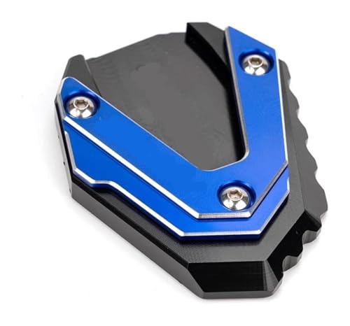 Pad béquille XMAX300 bleu pour empêcher le scooter de tomber sur sol meuble