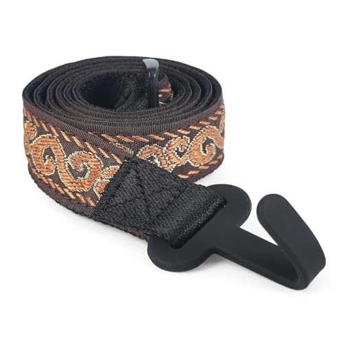 Image of CLOUDMUSIC Ukulele Strap Clip On No Drill J Hook For Soprano Concert Tenor Baritone(SH95)