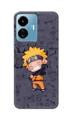 Image of PRINTFIDAA Plastic Printed Hard Back Cover Case For Vivo Iqoo Z6 Lite 5G | Vivo Y77 5G Back Cover (Famous Anime Cartoon Character) -112, Multicolour