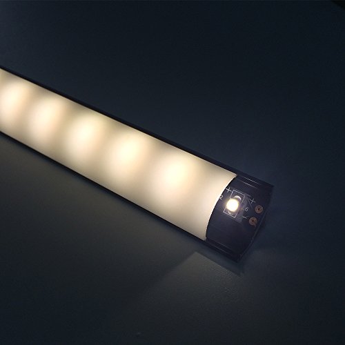image for LightingWill 10-Pack V-Shape LED Aluminum Channel System 3.3ft/1M Anod