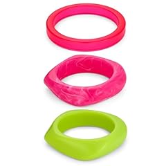 Colorful acrylic resin bangle