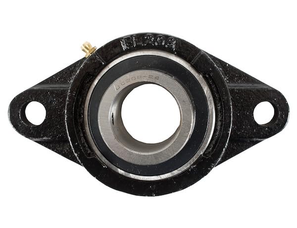 2F24SCR Replacement 2-Hole 1.5 Inch Set Crew Locking Flanged Auger Bearing