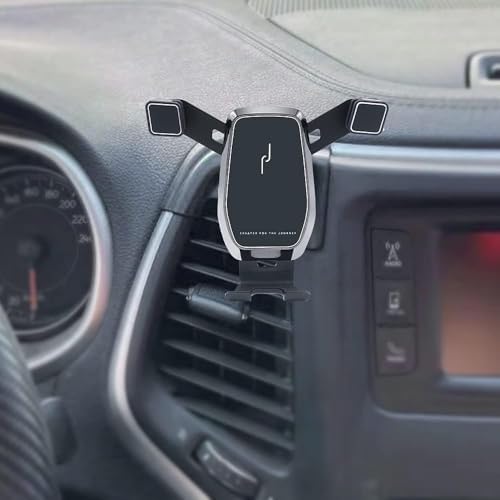 BEHAVE Car Phone Holder fit for Jeep Cherokee 2015-2018,Adjustable Phone Mount for Cherokee 2015-2018,Compatible for iPhone,Android and All Phones