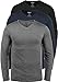 Produktbild Solid SDBasil Herren Longsleeve Langarmshirt Basic Shirt im 2er Pack oder 3 er Pack mit V- Ausschnitt 3er Pack Baumwollmischung Slim fit, Größe:3XL, Farbe:3er-Box-4