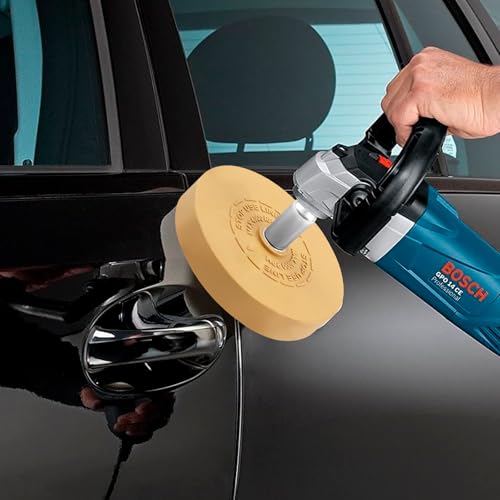 2 Stk Folienradierer mit Adapter Radierscheibe Gummi Radierscheiben Akku-Schrauber Folien Radierer Felgen Gummi Aufkleber Radierer Auto Folienradierer für Bohrmaschine Entfernen ​von Folien