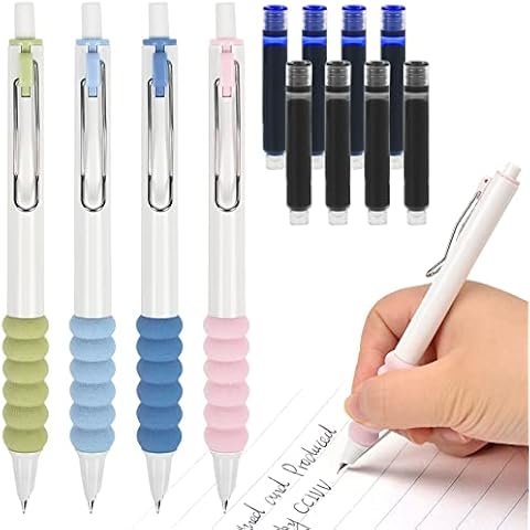 Conjunto de cuatro Plumas Estilográficas Retráctiles suaves y duraderas Cover