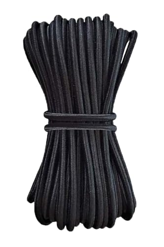 Siyah yuvarlak lastik, 2 mm, 5 metre