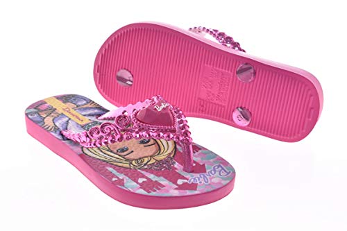Slide Ipanema Barbie Princesa Meninas Rosa/Rosa Metalizado 25/26