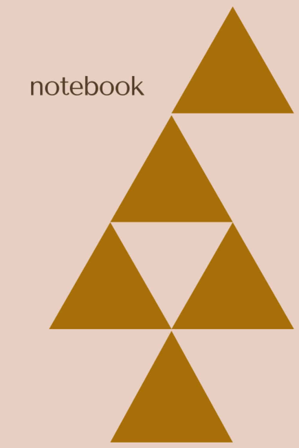 Notebook vintage pour âme créative carnet ligné rose et marron