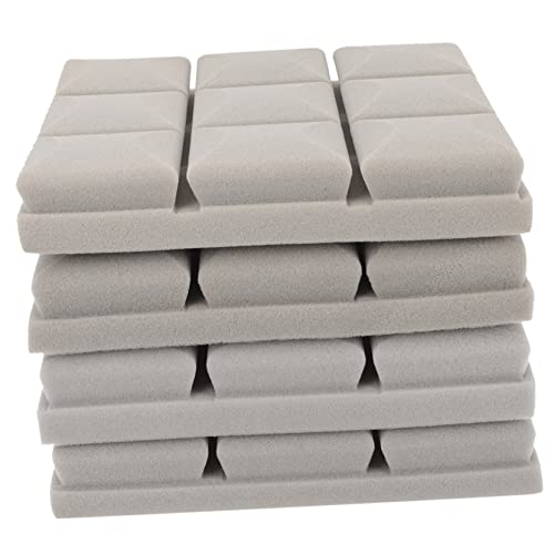 Abaodam 4pcs Paneles Acústicos de Espuma de Alta Densidad para Absorción de Sonido en Estudios de Grabación, Teatros en Casa y Oficinas Gris miniatura 1