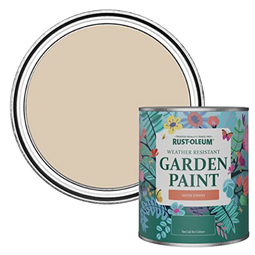 Rust-Oleum Beige Mould-Resistant Garden Paint In Satin Finish - Warm Clay 750ml