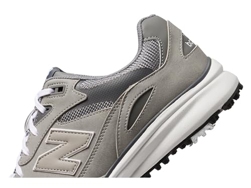 New Balance Men's Heritage Golf Shoe, Grey, 9.5