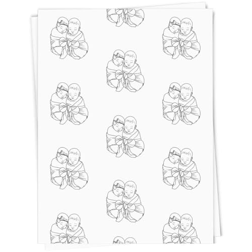 Azeeda 'Twin Sister & Brother' Gift Wrap Paper (GI00049991)