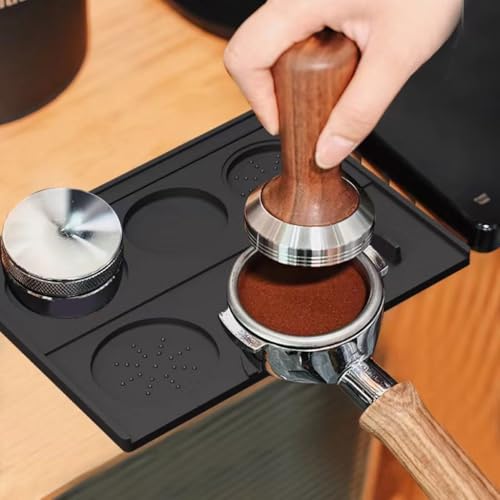 Support de presse et tapis en silicone durable pour tasser l'expresso