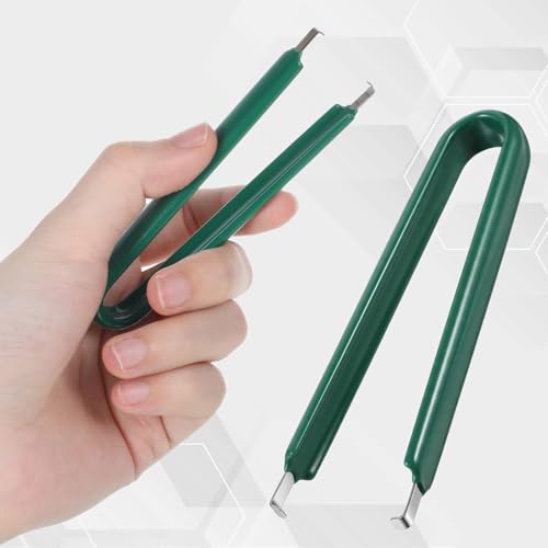 2Pcs IC PLCC Chip Extractor, Motherboard Circuit Board Component Remover Tool PLCC IC Chip Extractor & U-Shape ROM Extractors Puller Motherboard Circuit Board Component Puller Tool Clip Pliers