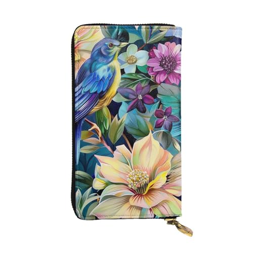 Porte-monnaie de voyage en cuir femme grand format zippé noir pour téléphone portable