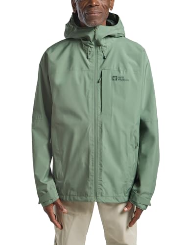 Jack Wolfskin Tempest 2l JKT M Veste, Eucalyptus, L Hommes