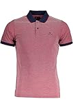  GANT Herren D2. 4-COL Oxford Pique SS Rugger Poloshirt, Rot (Bright Red 620), Small (Herstellergröße: S)