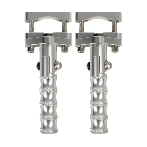 Cale-pieds moto pliables 22-28mm anti fatigue pour motards