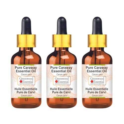 Huile essentielle de carvi 100% naturelle distillation vapeur Greenwood 300ml
