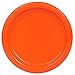 Unique- Piatti Ecologici in Carta-18 cm-Colore Arancione-Confezione da 20, Orange, 32244EU