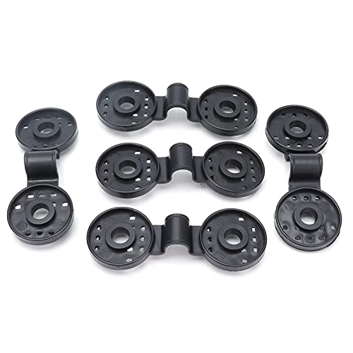 20Pcs Shade Cloth Clips, Shade Cloth Plastic Clips Double Buckles Design Tarp Clips Lightweight Awning Clips Portable Tarp Clips Clamps for Greenhouse