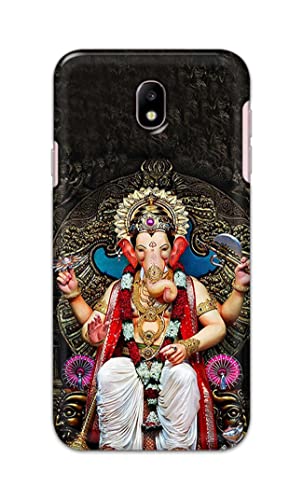 Image of PRINTFIDAA Lord Ganesh Bappa Moriya Printed Designer Hard Back Case Cover for Samsung Galaxy J7 (2017) / Samsung J7 Pro, J730F / DS -(UO) MVN1010