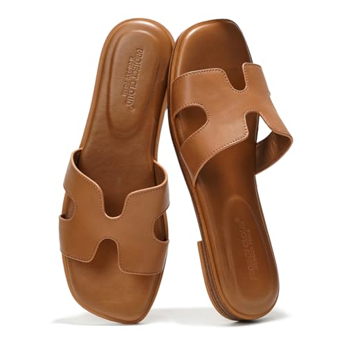 Flat Leather Sandals