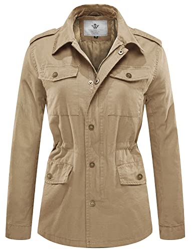 10 Best Safari Jackets for Women That Elevate Any Adventure 5 WenVen Women's Lightweight Canvas Military Jacket
