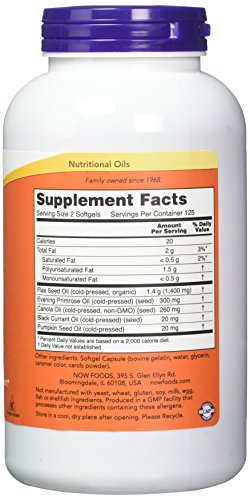 Now Foods, (2 Pack) Omega 3-6-9, 1000 Mg, 250 Softgels, Foods #TOP2