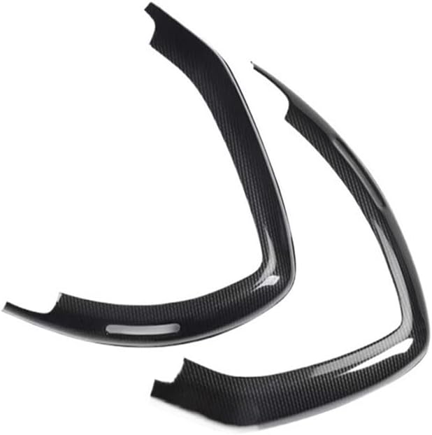 Compatible for Smart Brabus 451 Fortwo Carbon Fiber Color Car Interior Stickers Full Set Decoration Steering Wheel Modification Accessories(Q)