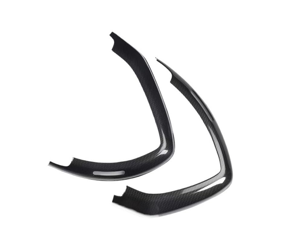 Compatible for Smart Brabus 451 Fortwo Carbon Fiber Color Car Interior Stickers Full Set Decoration Steering Wheel Modification Accessories(Q)