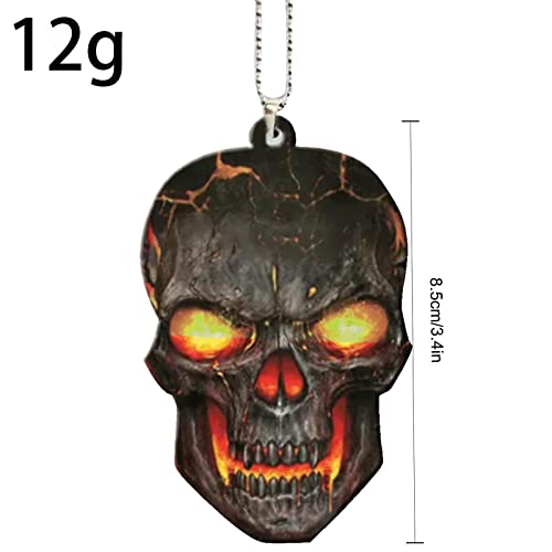 Ornamento da Appendere per Auto con Teschio