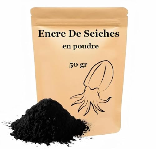 Tinta de Sepia en Polvo, 50 gr – Colorante alimentario 100% natural