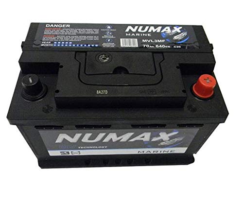 Numax - Batterie de démarrage Loisirs/Camping-cars Numax Marine LB3 MVL3MF 12V 70Ah/640A Petite