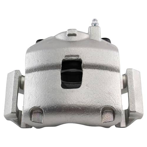 Image of TRQ Rear Brake Pad and Rotor Set Ceramic G Coated Rotors Calipers Compatible with 2018 Fiat 500X 2018 Jeep Renegade