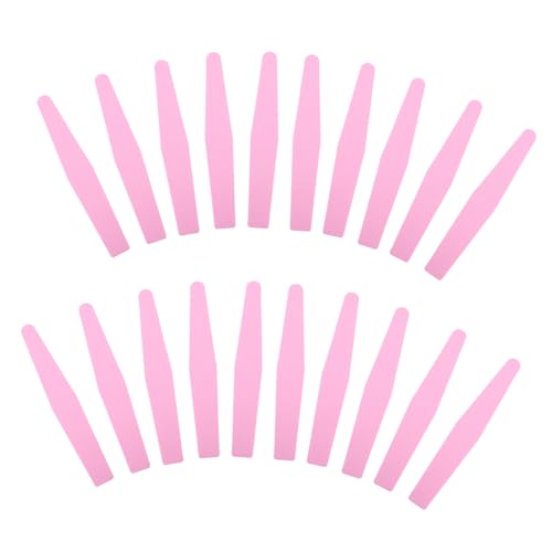 DEARMAMY 20 piezas Unidades Limas de Uñas de Esponja Forma Pulidoras Profesionales para Manicura y Pedicura Paquete Rosa para Casa y Salón
