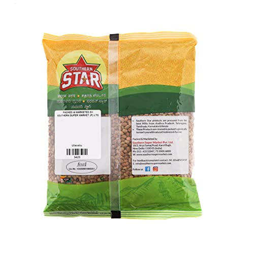 Image of Southern Star Premium Organic & Original Kulthi Dal 500 gm Ulavalu, kulath dal, Horse Gram, Kollu, Hurali Kalu, macrotyloma uniflorum, Kulthi Beans, Paruppu, gahat dal, Low GI index | Kidney Cleanser