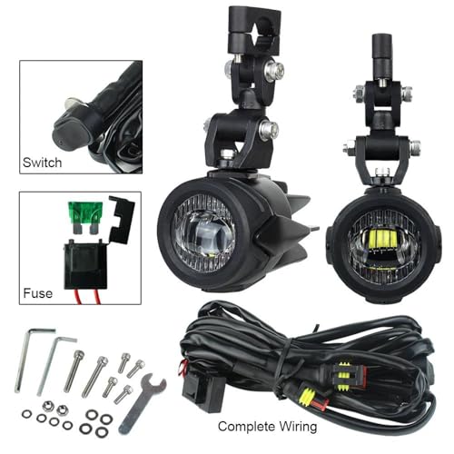 Faro antiniebla para motocicleta R1200GS y F700GS ideal para rutas de aventura y viajes 4