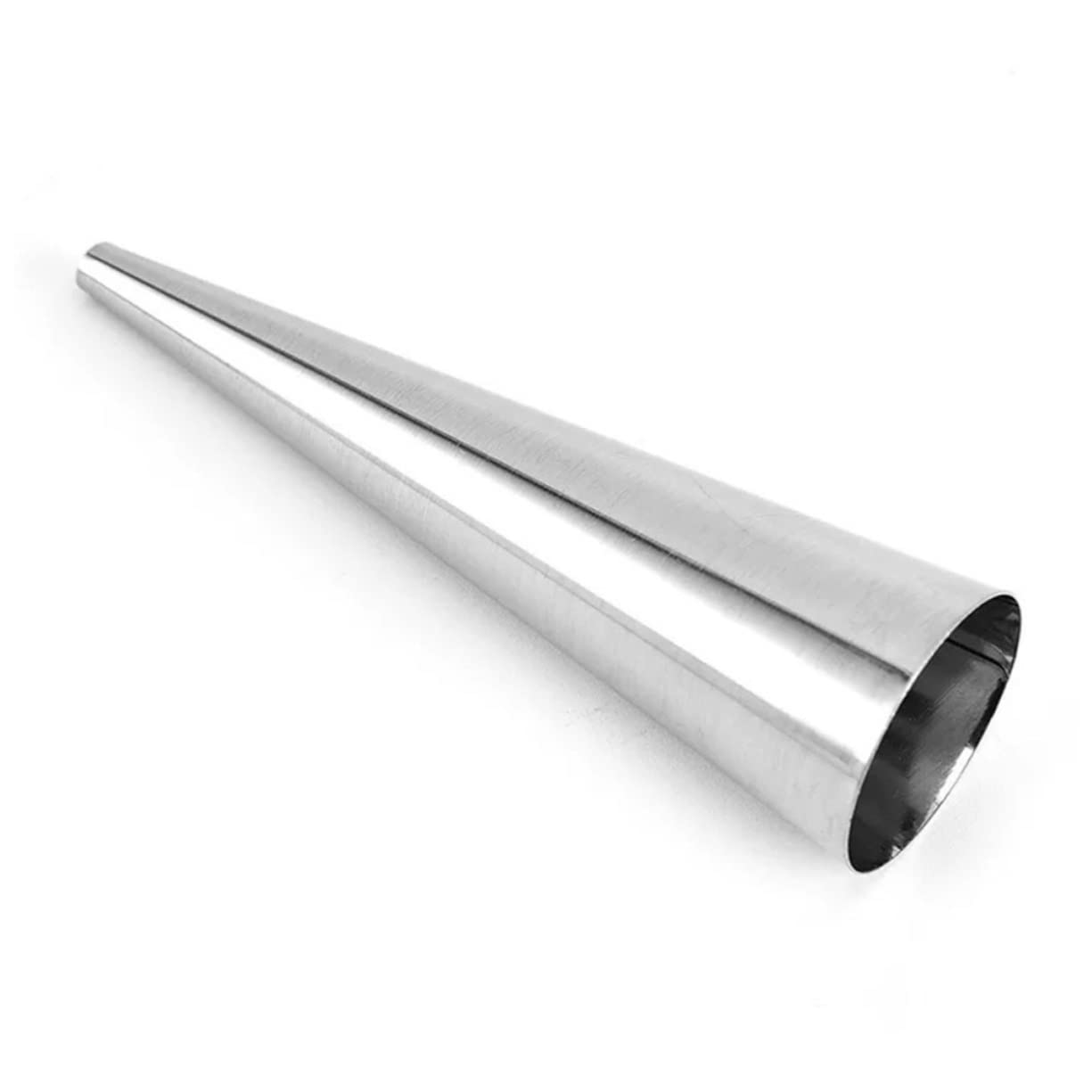 CONGARTENO 48pcs Stainless Steel Pastry Horn Molds Small Conical Tube Cannoli Forms for Baking for Croissants Desserts and Appetizers and Reusable Kitchen Baking Tools