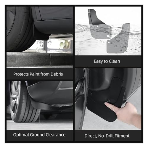 Voiture Mud Flaps Tesla Model Y Garde-Boue Juniper 2021-2025 - 6