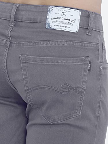 Image of Strechable Denim Regular Fit Mid Waist Light Weight Soft Feel Stretchable Denim Jeans Pant for Men