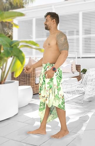 HAPPY BAY Men's Sarong Cover Ups Wrap Swim Beach4