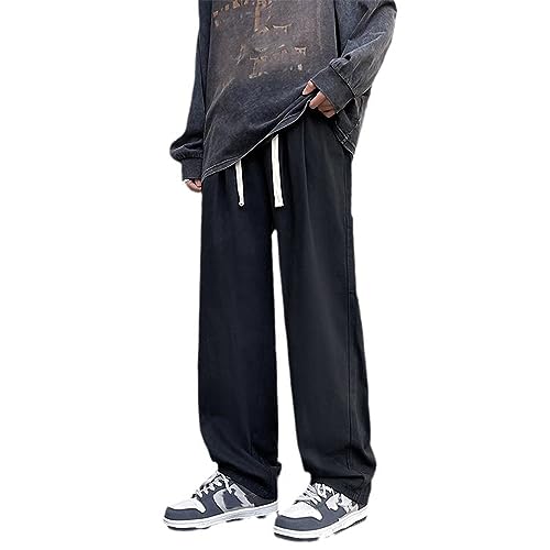 ' Korean Elastic Simple Trousers