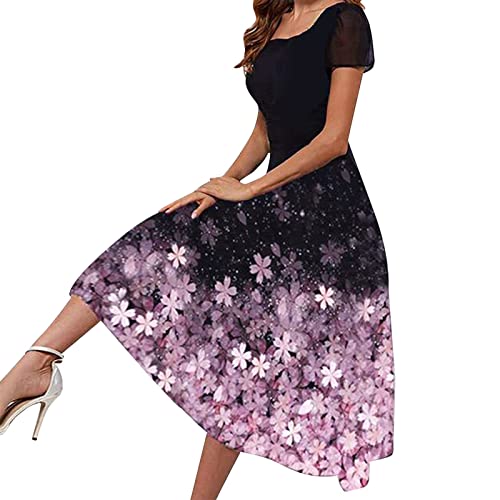 Maxi robe d'été femme fleurie en grande taille pour le style bohème chic