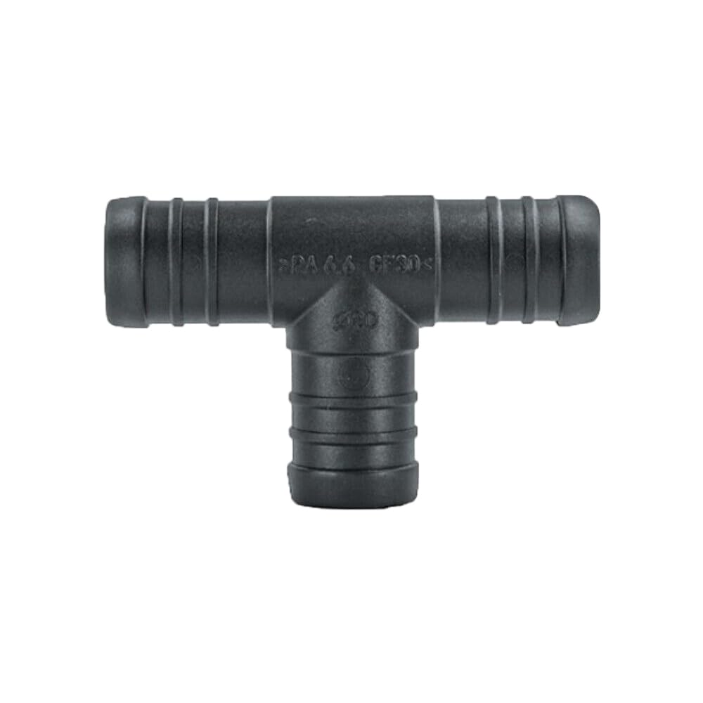 KafTon Tee Connector Plastic Black Hose Pipe Tee Connector Joiner For Garden Water Drip Irrigation (20mm, 1)
