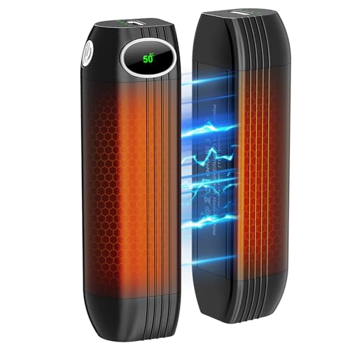 Hand Warmers Rechargeable 2 Pack, AI Smart Chip 20Hrs Long Safe Heat, 2s Fast Heating Up to 140?, Portable Pocket Heater, Warm Gifts for Christmas, Outdoor, Golf, Hunting, Camping Accessories